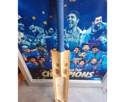 Scoop Bat Kashmir Willow Rubber Cane Handle