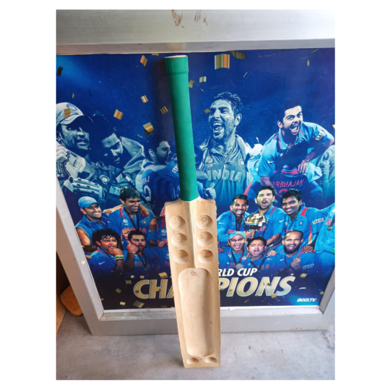 Scoop Bat Kashmir Willow Rubber Cane Handle
